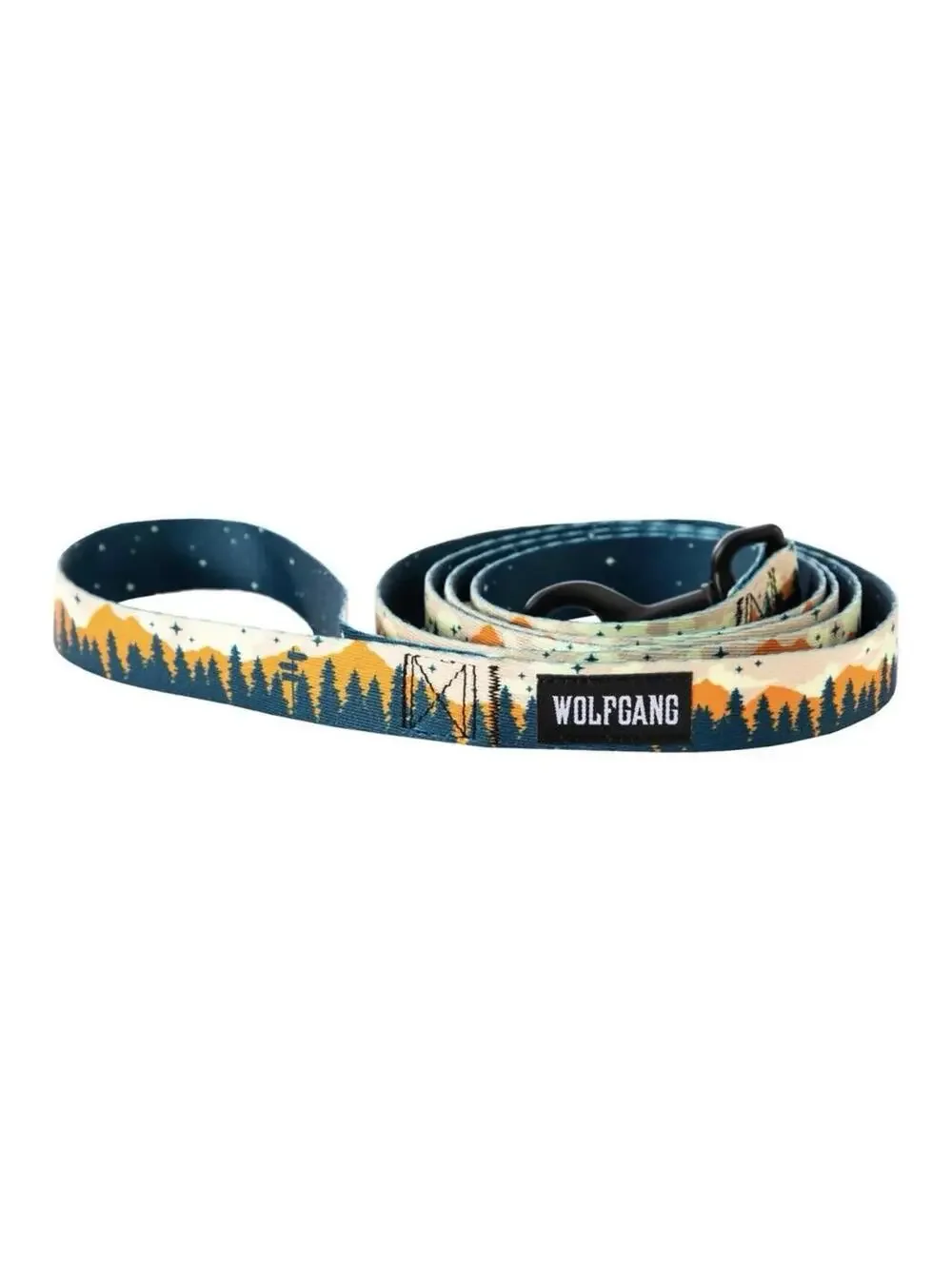 (RG) Wolfgang USA Overland Dog Leash 6ft Classic Cotton Fabric Lead 1in Walking